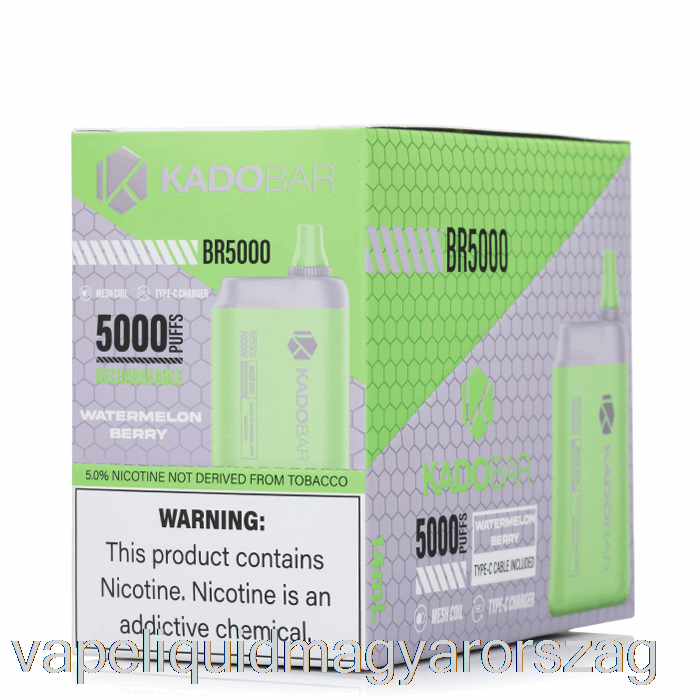 [5 Csomag] Kado Bar Br5000 Eldobható Vape Folyadék